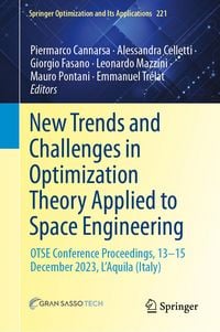 Produktbild: New Trends and Challenges in Optimization Theory Applied to Space Engineering