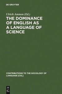Produktbild: The Dominance of English as a Language of Science