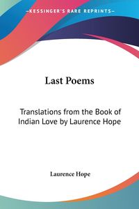 Produktbild: Hope, L: Last Poems