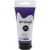 Produktbild: Creativ Company Acrylfarbe, Mattgl&auml;nzend, Deckend, Violettblau, 75 ml/ 1 Fl.