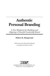 Produktbild: Authentic Personal Branding