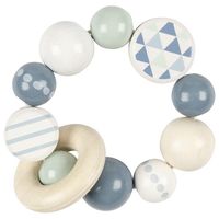 Bild vom Artikel HEIMESS 765230 - Greifling Trendserie Junge, Elastik, mint/blau, Holz vom Autor 
