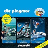 Produktbild: Die Playmos - Das Original Playmobil H&ouml;rspiel, Die gro&szlig;e Weltall-Box: Folgen 29, 36, 48
