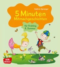 Produktbild: 5 Minuten Mitmachgeschichten f&uuml;r Fr&uuml;hling und Sommer