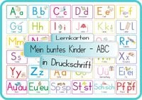 Produktbild: Mein buntes Kinder-ABC Druckschrift mit Umlauten, Doppellauten und Sp, St, Sch und Pf