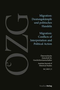 Produktbild: &Ouml;sterreichische Zeitschrift f&uuml;r Geschichtswissenschaften 36/3/2025