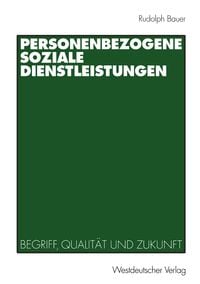 Produktbild: Personenbezogene Soziale Dienstleistungen