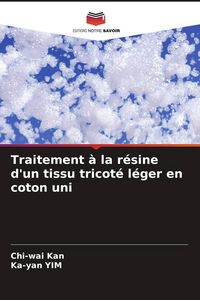 Produktbild: Traitement &agrave; la r&eacute;sine d'un tissu tricot&eacute; l&eacute;ger en coton uni