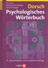 Produktbild: Dorsch. Psychologisches W&ouml;rterbuch