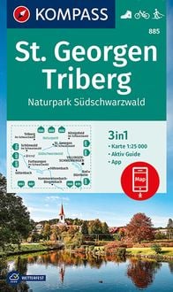 Bild vom Artikel KOMPASS Wanderkarte 885 St. Georgen, Triberg, Naturpark Südschwarzwald 1:25.000 vom Autor Kompass-Karten GmbH