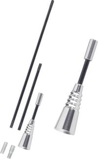 Produktbild: Eufab 17579 Aluminium Auto-Stabantenne Aluminium