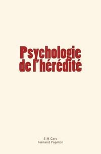Produktbild: Psychologie de l'h&eacute;r&eacute;dit&eacute;