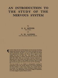 Produktbild: An Introduction to the Study of the Nervous System