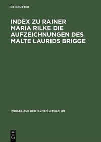 Produktbild: Index zu Rainer Maria Rilke Die Aufzeichnungen des Malte Laurids Brigge