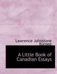 Produktbild: A Little Book of Canadian Essays
