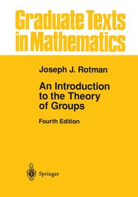 Produktbild: An Introduction to the Theory of Groups
