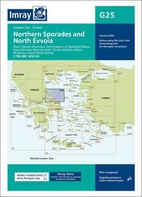 Produktbild: G25 Northern Sporades and North &Eacute;vvoia, Imray Chart