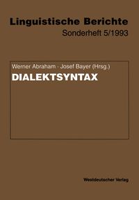 Produktbild: Dialektsyntax
