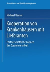 Produktbild: Kooperation von Krankenh&auml;usern mit Lieferanten