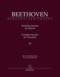 Produktbild: S&auml;mtliche Sonaten f&uuml;r Klavier, Band III