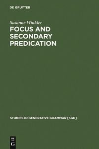 Produktbild: Focus and Secondary Predication