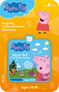 Produktbild: tigercard - Peppa Pig - Folge 5: Wendy Wolf hat Geburtstag