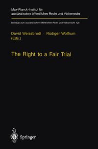 Produktbild: The Right to a Fair Trial