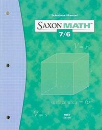 Produktbild: Saxon Math 7 6 Solutions Ma-4e