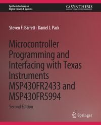 Produktbild: Microcontroller Programming and Interfacing with Texas Instruments MSP430FR2433 and MSP430FR5994