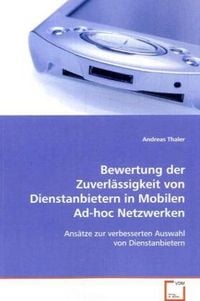 Produktbild: Thaler, A: Bewertung der Zuverl&auml;ssigkeit von Dienstanbietern