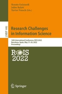 Produktbild: Research Challenges in Information Science
