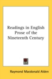 Produktbild: Readings in English Prose of the Nineteenth Century