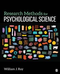 Produktbild: Ray, W: Research Methods for Psychological Science