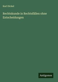 Produktbild: Rechtskunde in Rechtsf&auml;llen ohne Entscheidungen