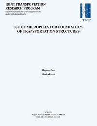 Produktbild: Use of Micropiles for Foundations of Transportation Structures