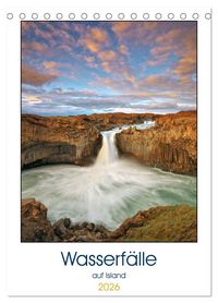 Produktbild: Wasserf&auml;lle auf Island (Tischkalender 2026 DIN A5 hoch), CALVENDO Monatskalender