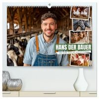 Produktbild: Hans der Bauer und seine Tiere auf dem Bauernhof (hochwertiger Premium Wandkalender 2026 DIN A2 quer), Kunstdruck in Hochglanz