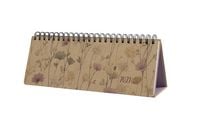 Produktbild: SIGEL 7J900 Tischkalender Jolie 2027, 1/2 A4 quer, Romantic Flowers, Hardcover