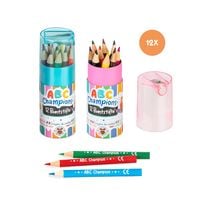 Produktbild: ABC Buntstift-Set mit Spitzer 12teilig