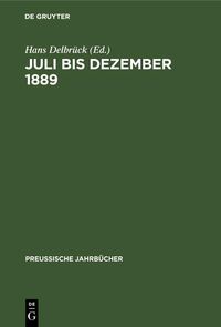 Produktbild: Juli bis Dezember 1889