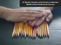 Produktbild: 20 Tips for Teachers and Parents to Motivate Middle School Students for Success