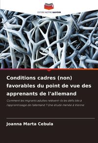 Produktbild: Conditions cadres (non) favorables du point de vue des apprenants de l'allemand