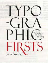 Produktbild: Typographic Firsts