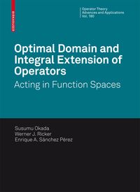 Produktbild: Optimal Domain and Integral Extension of Operators