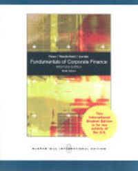 Produktbild: Fundamentals of Corporate Finance Alternate Edition