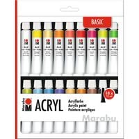 Produktbild: Marabu Acrylfarben Set 18x12ml Tuben