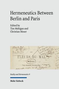 Produktbild: Hermeneutics Between Berlin and Paris