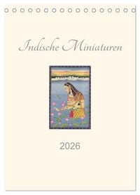 Produktbild: Indische Miniaturen (Tischkalender 2026 DIN A5 hoch), CALVENDO Monatskalender