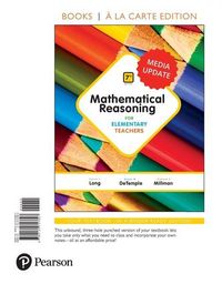 Produktbild: Mathematical Reasoning for Elementary Teachers, Media Update