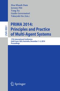 Produktbild: PRIMA 2014: Principles and Practice of Multi-Agent Systems